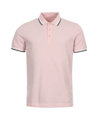 Zaid Sports custom light pink sports polo shirt for men, breathable athletic wear for casual and team use