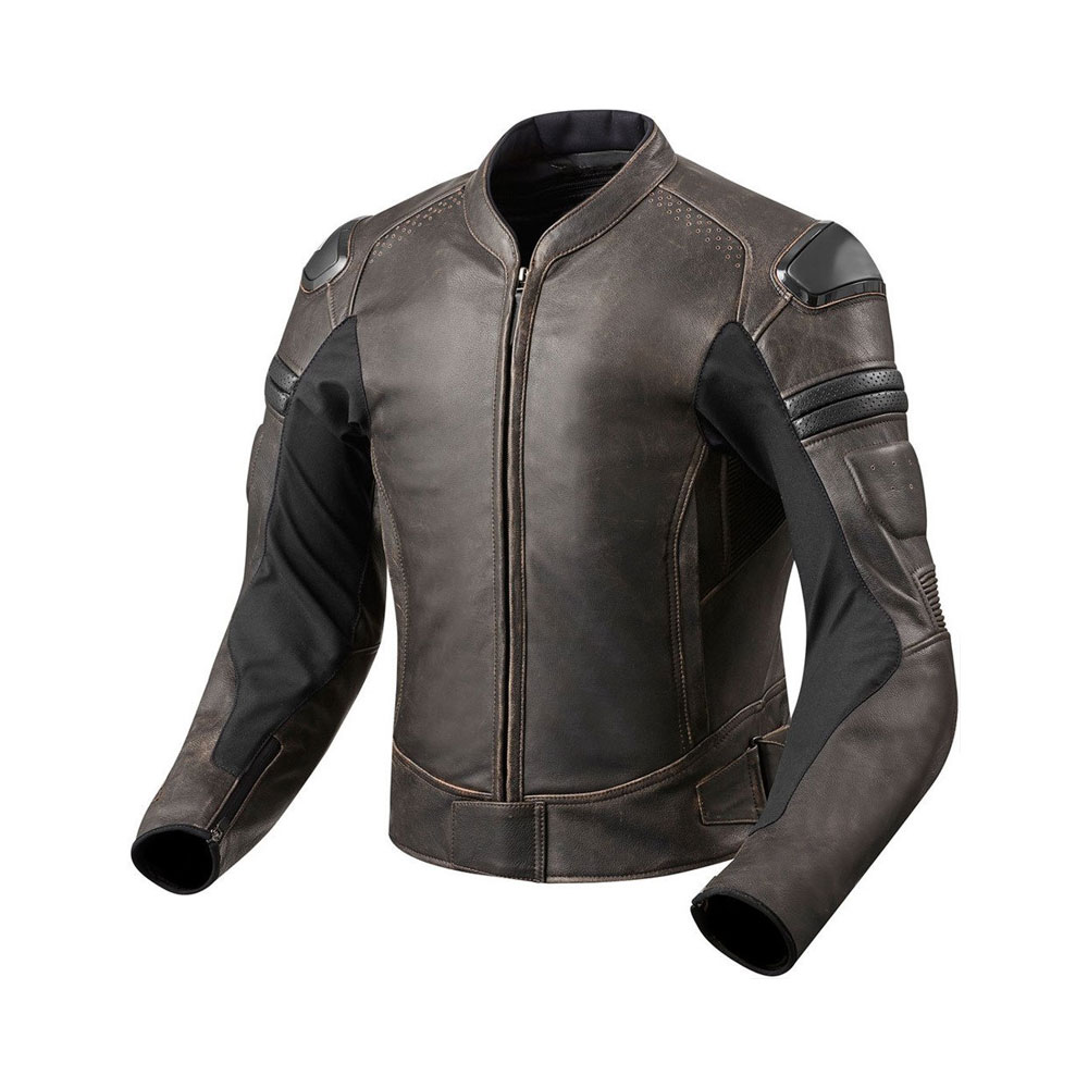 Vintage Brown Motorcycle Leather Jacket | Zaid Sports Vintage brown motorcycle leather jacket with classic styling by Zaid Sports